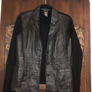Women Black Leather Jacket